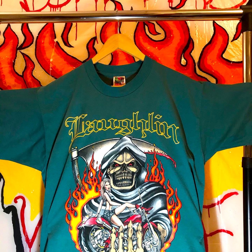 Vintage’98 Biker rally t shirt NWOT 🔥